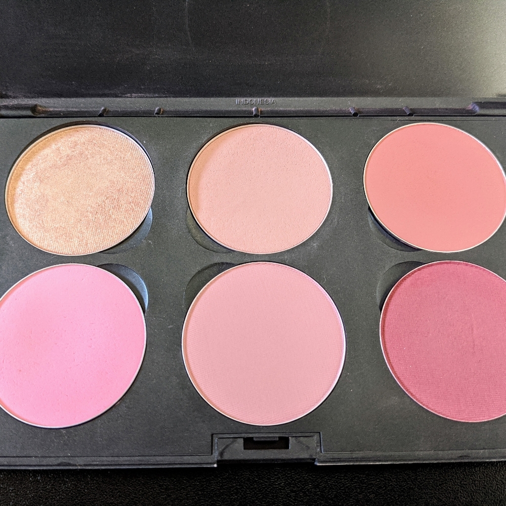 MAC 6 pan custom blush pallet